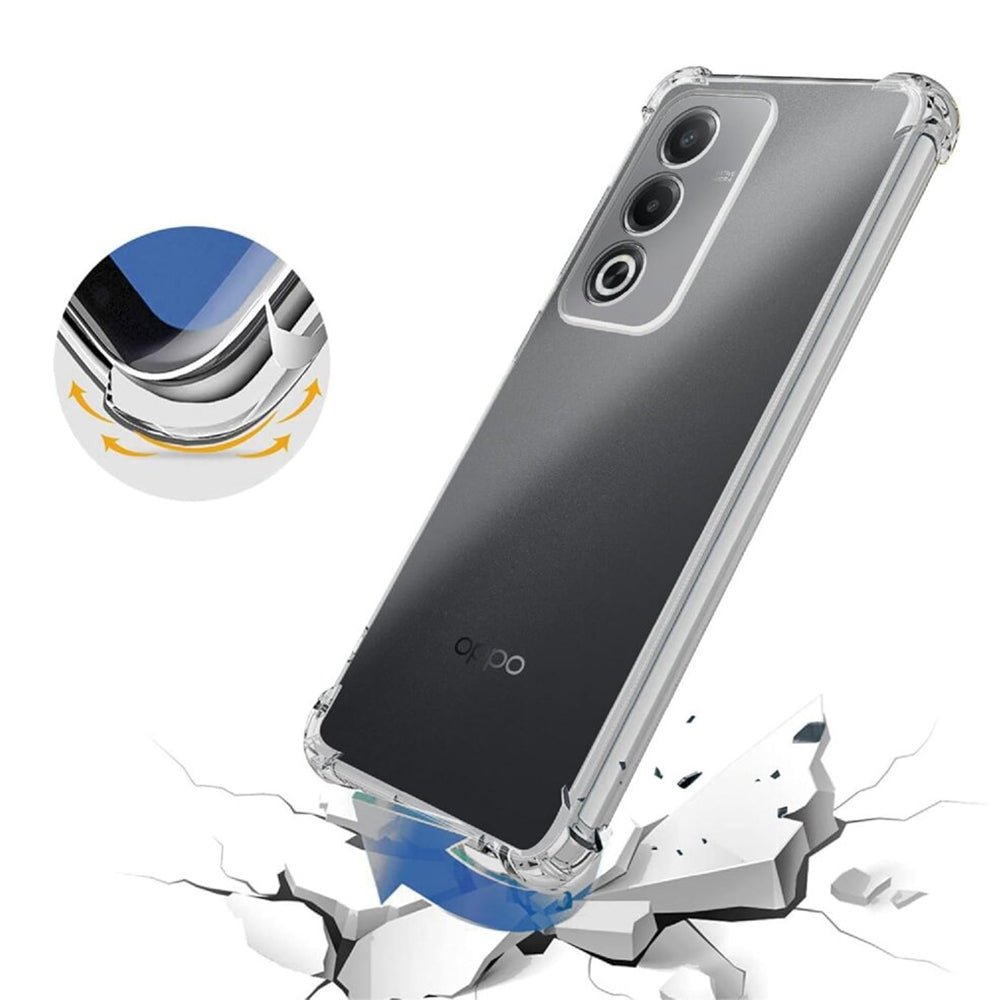 Husa pentru Oppo A80, Techsuit, Shockproof Clear, Transparenta