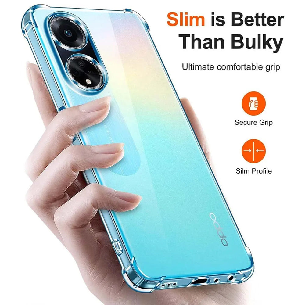 Husa pentru Oppo A98, Techsuit, Shockproof Clear, Transparenta