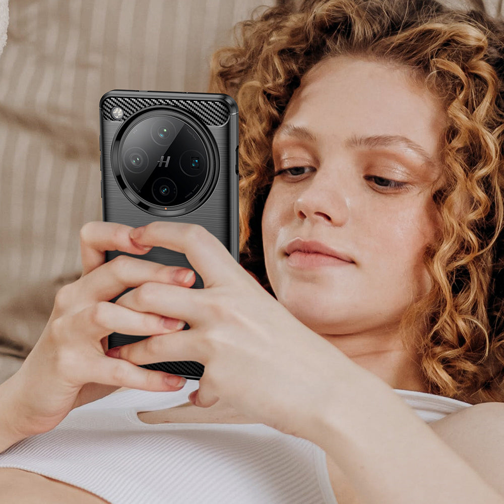 Husa pentru Oppo Find X8 Pro, Techsuit, Carbon, Neagra