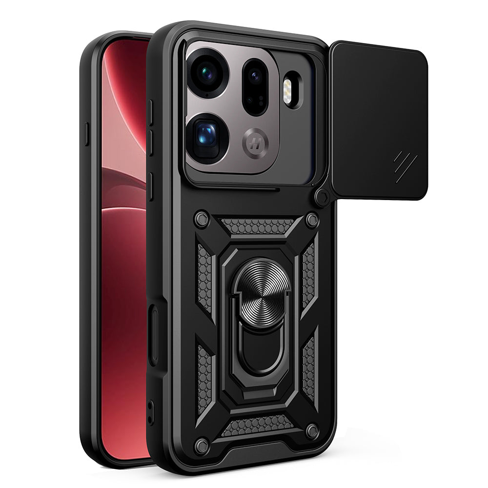 Husa pentru Oppo Find X9 Pro, Techsuit, CamShield, Neagra