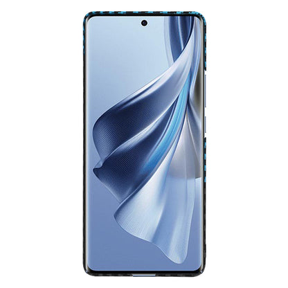 Husa pentru Oppo Reno10 / Reno10 Pro, Techsuit, Carbonite FiberShell, Neagra Bleu