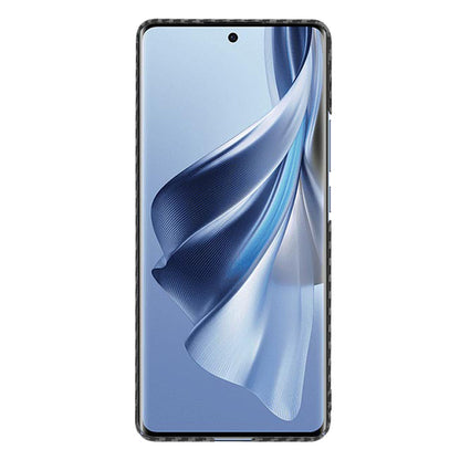 Husa pentru Oppo Reno10 / Reno10 Pro, Techsuit, Carbonite FiberShell, Neagra