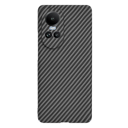 Husa pentru Oppo Reno10 / Reno10 Pro, Techsuit, Carbonite FiberShell, Neagra