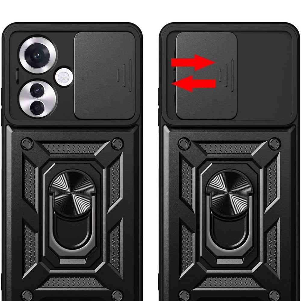 Husa pentru Oppo Reno11 F, Techsuit, CamShield, Roz