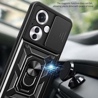 Husa pentru Oppo Reno11 F, Techsuit, CamShield, Roz