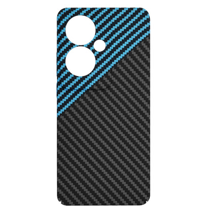 Husa pentru Oppo Reno11 F, Techsuit, Carbonite FiberShell, Neagra Bleu