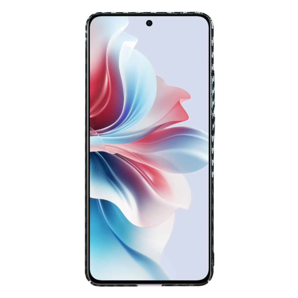 Husa pentru Oppo Reno11 F, Techsuit, Carbonite FiberShell, Neagra Gri