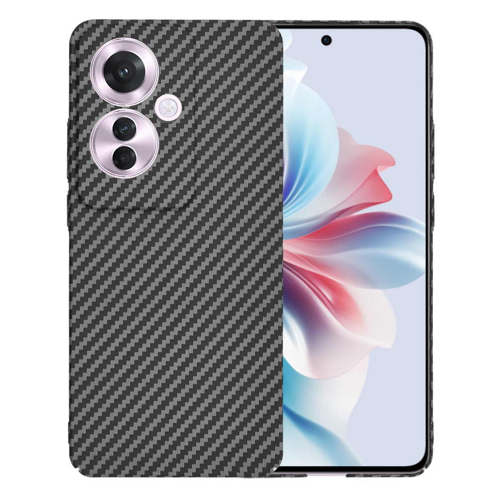 Husa pentru Oppo Reno11 F, Techsuit, Carbonite FiberShell, Neagra