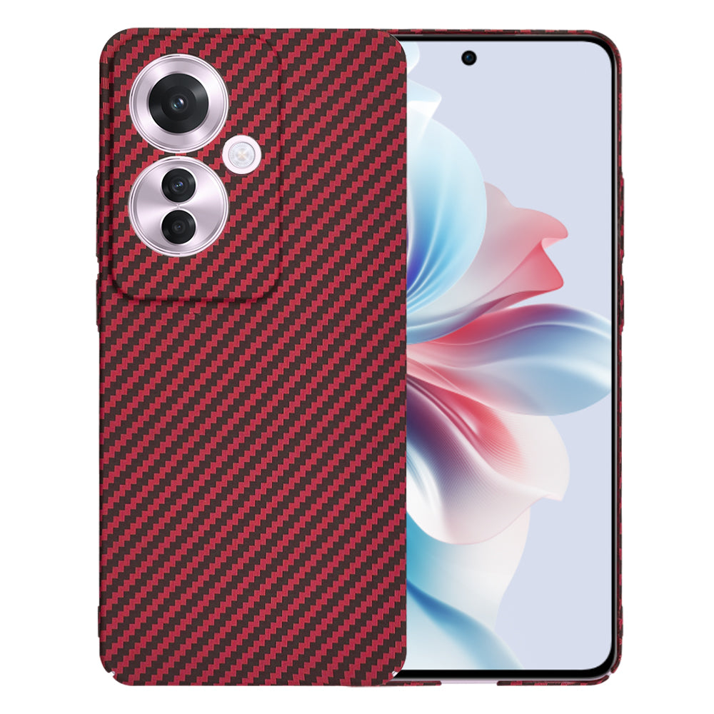 Husa pentru Oppo Reno11 F, Techsuit, Carbonite FiberShell, Rosie