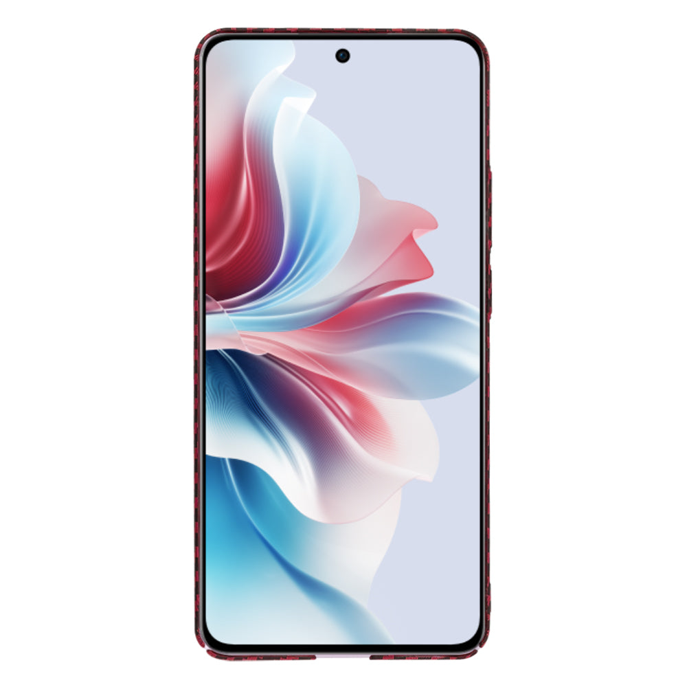 Husa pentru Oppo Reno11 F, Techsuit, Carbonite FiberShell, Rosie