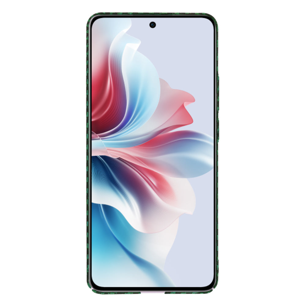 Husa pentru Oppo Reno11 F, Techsuit, Carbonite FiberShell, Verde
