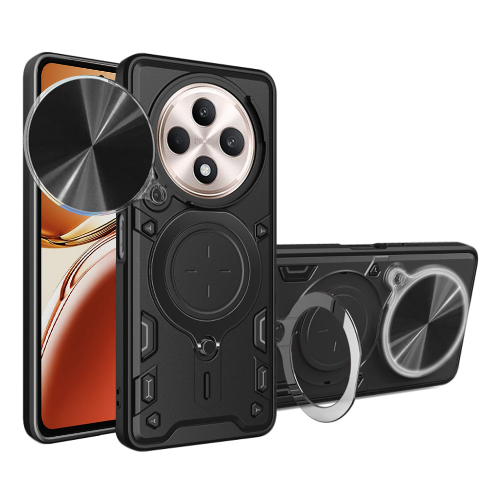Husa pentru Oppo Reno12 FS 5G / Reno12 FS 4G / Reno12 F 4G / Reno12 F, Techsuit, CamGuard Pro, Neagra