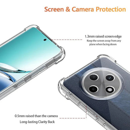 Husa pentru Oppo Reno12 FS 5G / Reno12 FS 4G / Reno12 F 4G / Reno12 F, Techsuit, Shockproof Clear, Transparenta