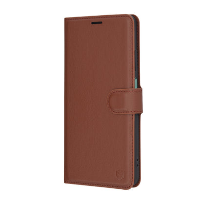 Husa pentru Oppo Reno12 FS 5G / Reno12 FS 4G / Reno12 F 4G / Reno12 F, Techsuit, Leather Folio, Maro