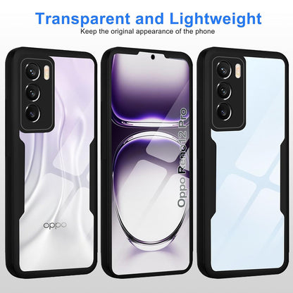 Husa pentru Oppo Reno12 Pro, Techsuit, ColorVerse 360, Neagra