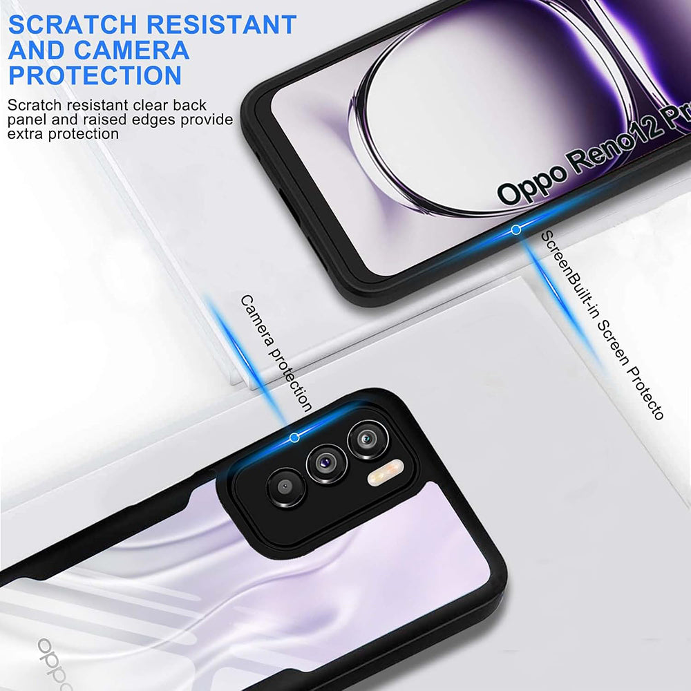 Husa pentru Oppo Reno12 Pro, Techsuit, ColorVerse 360, Neagra