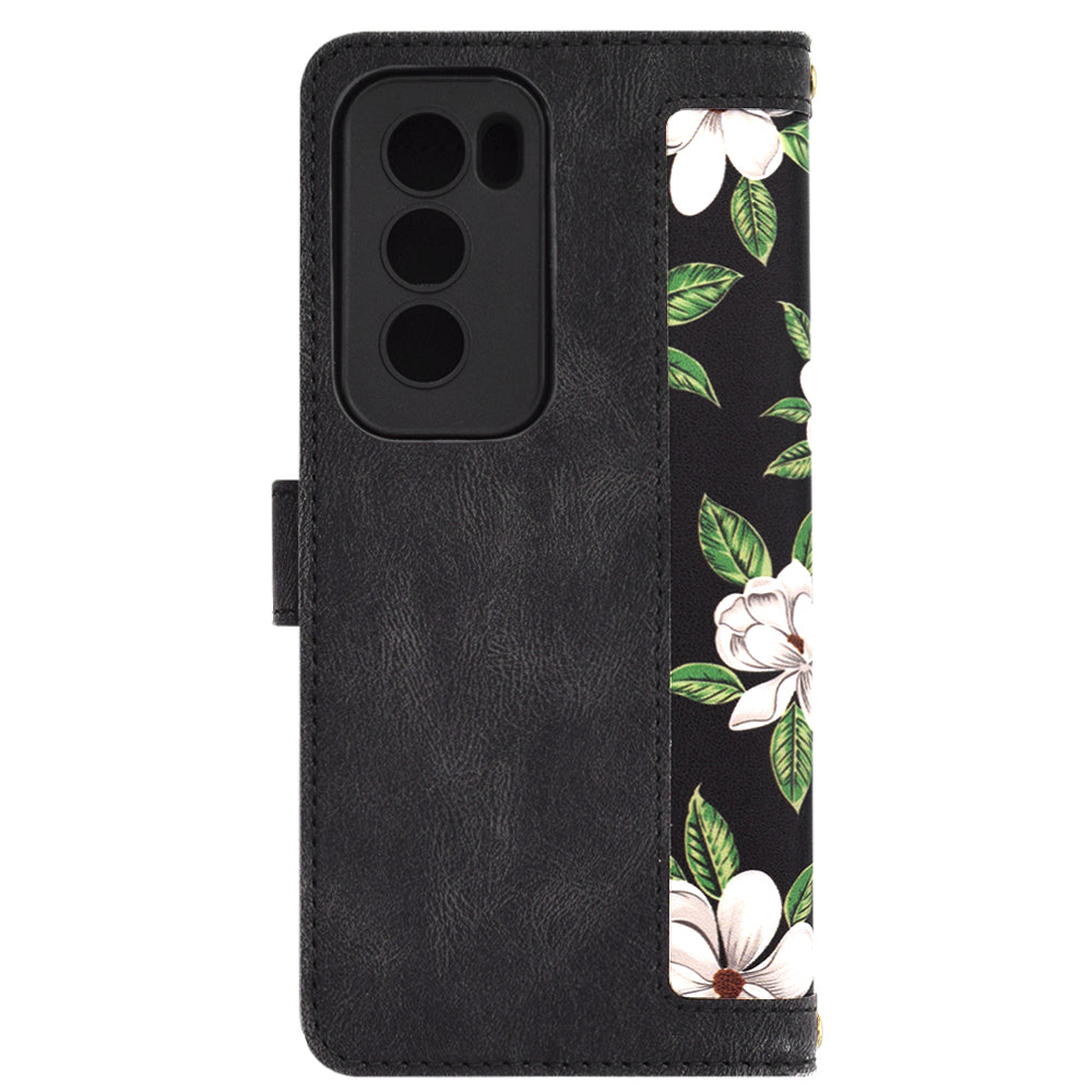 Husa pentru Oppo Reno12 Pro, Techsuit, FlipCraft, Neagra