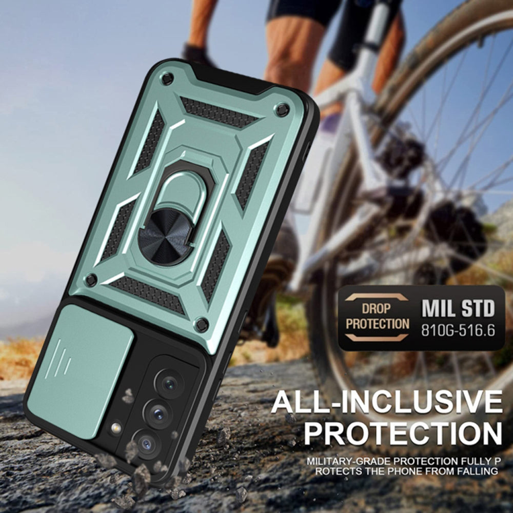 Husa pentru Oppo Reno12, Techsuit, CamShield, Roz