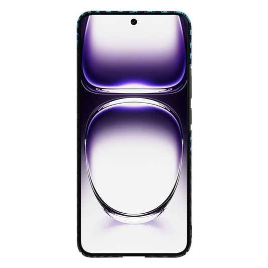 Husa pentru Oppo Reno12, Techsuit, Carbonite FiberShell, Neagra Bleu