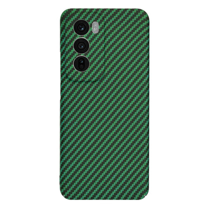 Husa pentru Oppo Reno12, Techsuit, Carbonite FiberShell, Verde