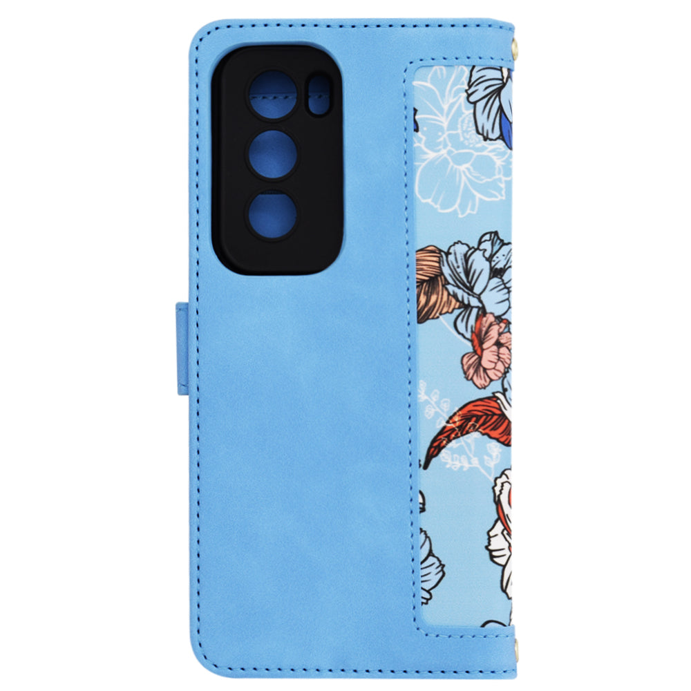 Husa pentru Oppo Reno12, Techsuit, FlipCraft, Bleu