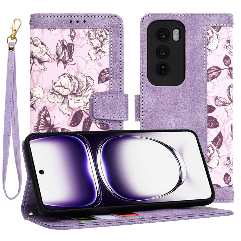 Husa pentru Oppo Reno12, Techsuit, FlipCraft, Mov
