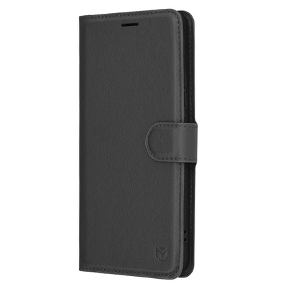 Husa pentru Oppo Reno13 FS 5G / Reno13 F 4G / Reno13 F, Techsuit, Leather Folio, Neagra