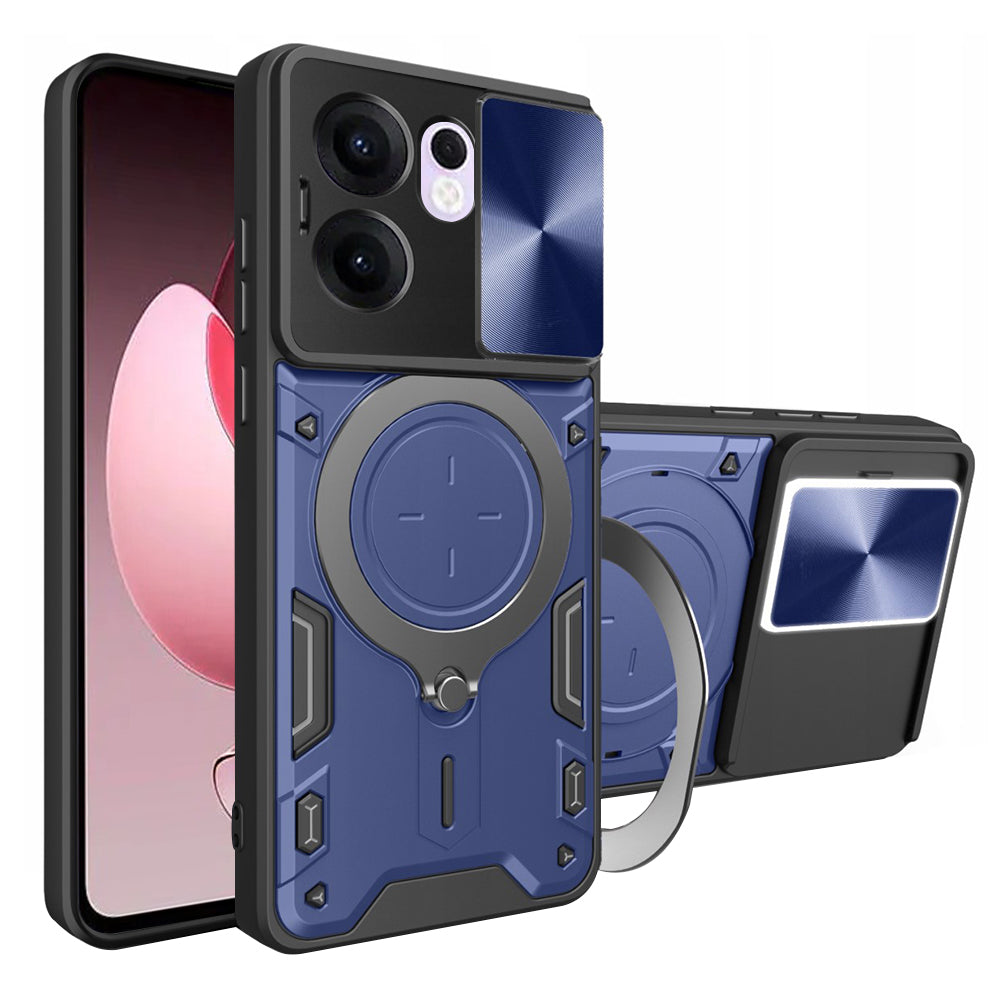 Husa pentru Oppo Reno13 FS 5G / Reno13 F 4G / Reno13 F, Techsuit, CamGuard Pro, Albastra