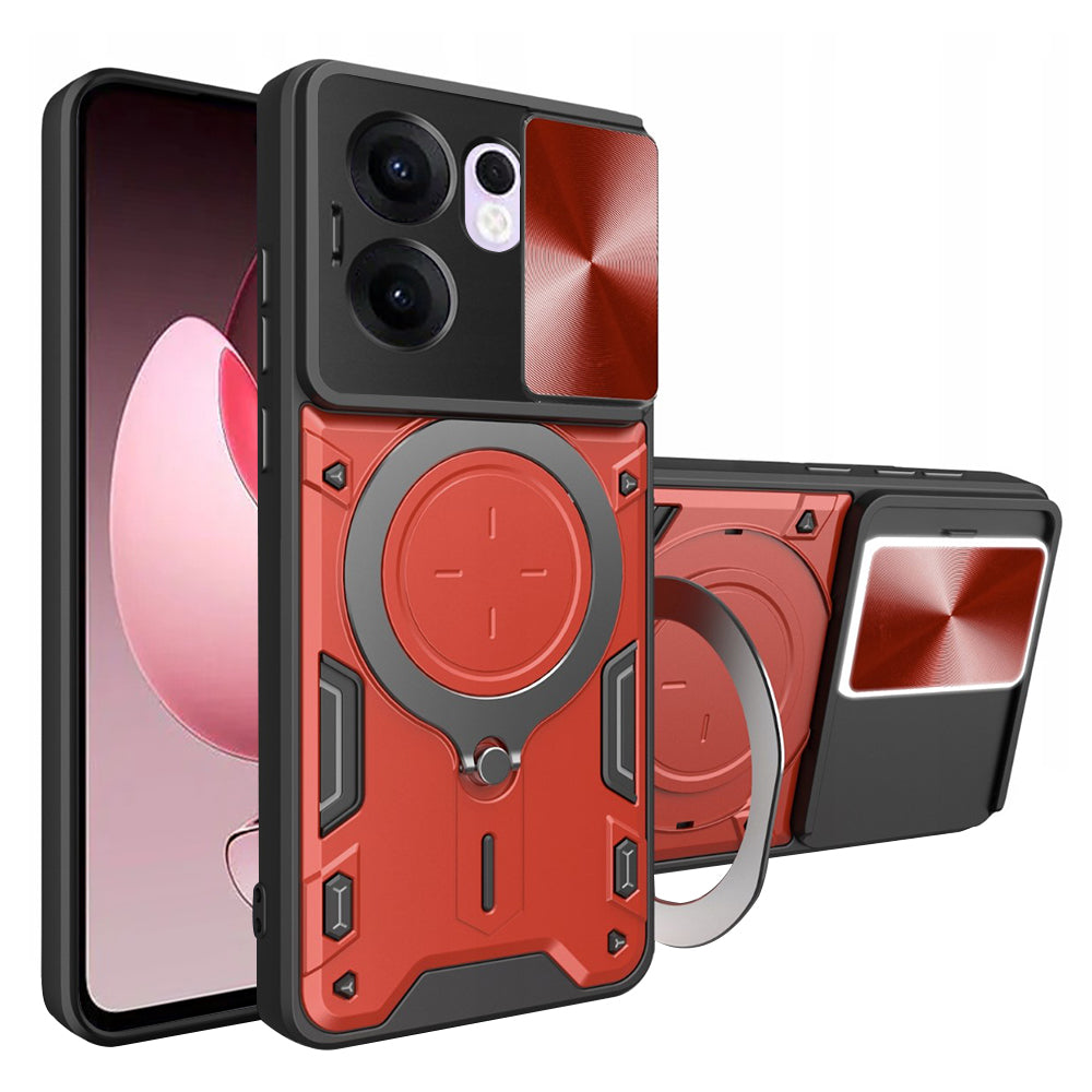 Husa pentru Oppo Reno13 FS 5G / Reno13 F 4G / Reno13 F, Techsuit, CamGuard Pro, Rosie