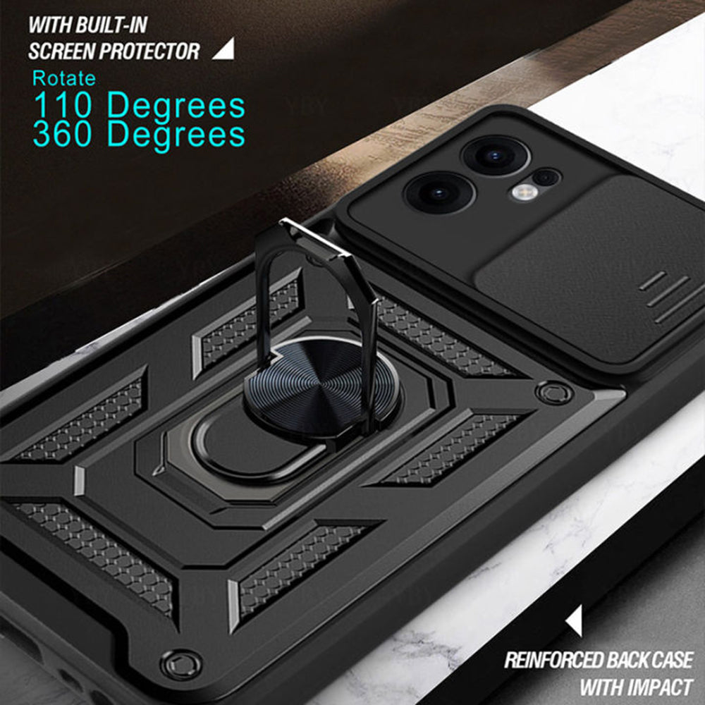 Husa pentru Oppo Reno13 FS 5G / Reno13 F 4G / Reno13 F, Techsuit, CamShield, Verde