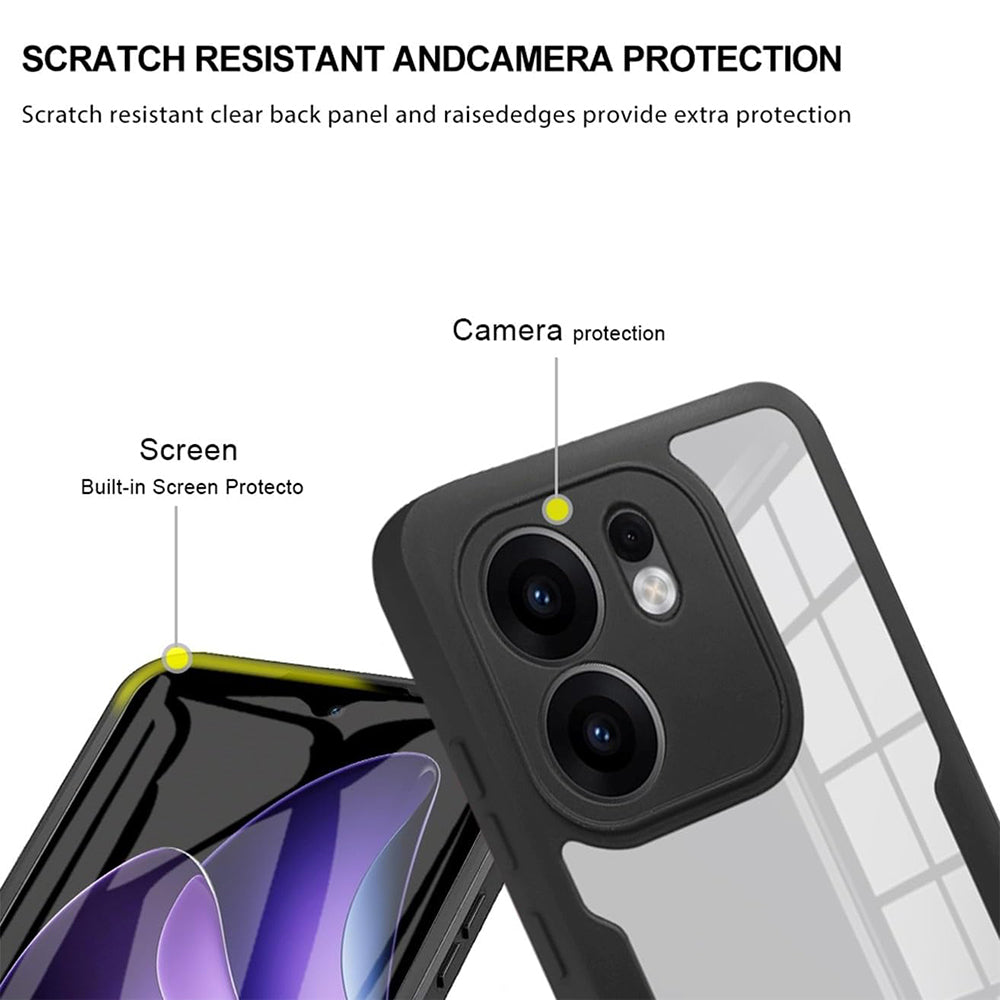 Husa pentru Oppo Reno13 FS 5G / Reno13 F 4G / Reno13 F, Techsuit, ColorVerse 360, Albastra