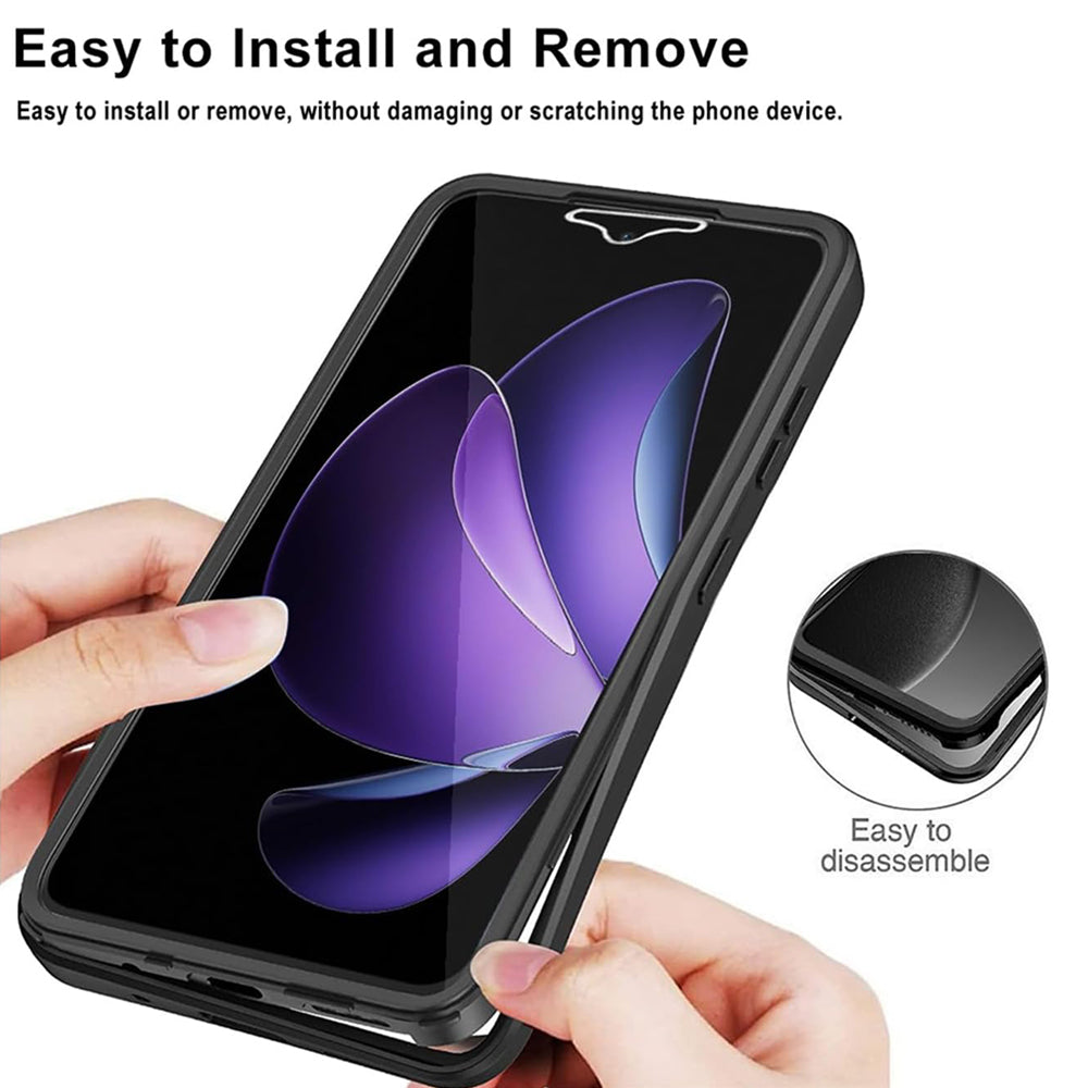 Husa pentru Oppo Reno13 FS 5G / Reno13 F 4G / Reno13 F, Techsuit, ColorVerse 360, Roz