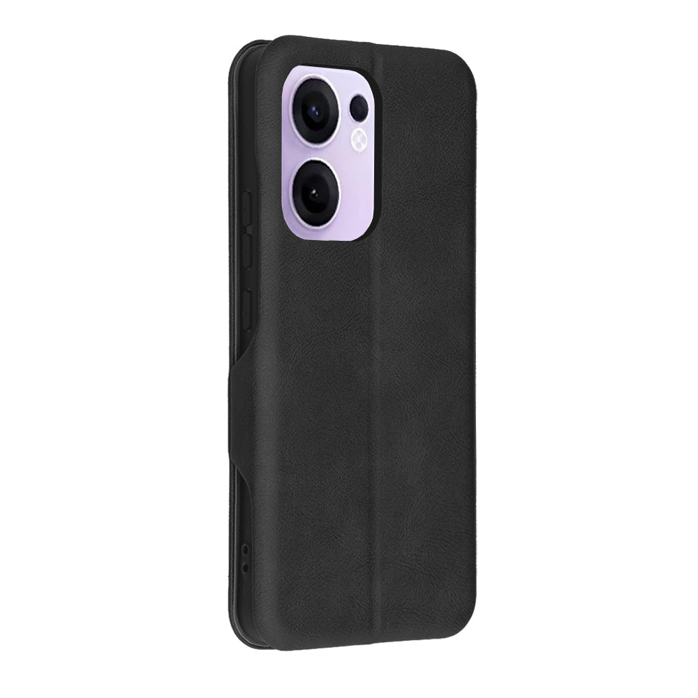 Husa pentru Oppo Reno13 FS 5G / Reno13 F 4G / Reno13 F, Techsuit, Safe Wallet Plus, Neagra