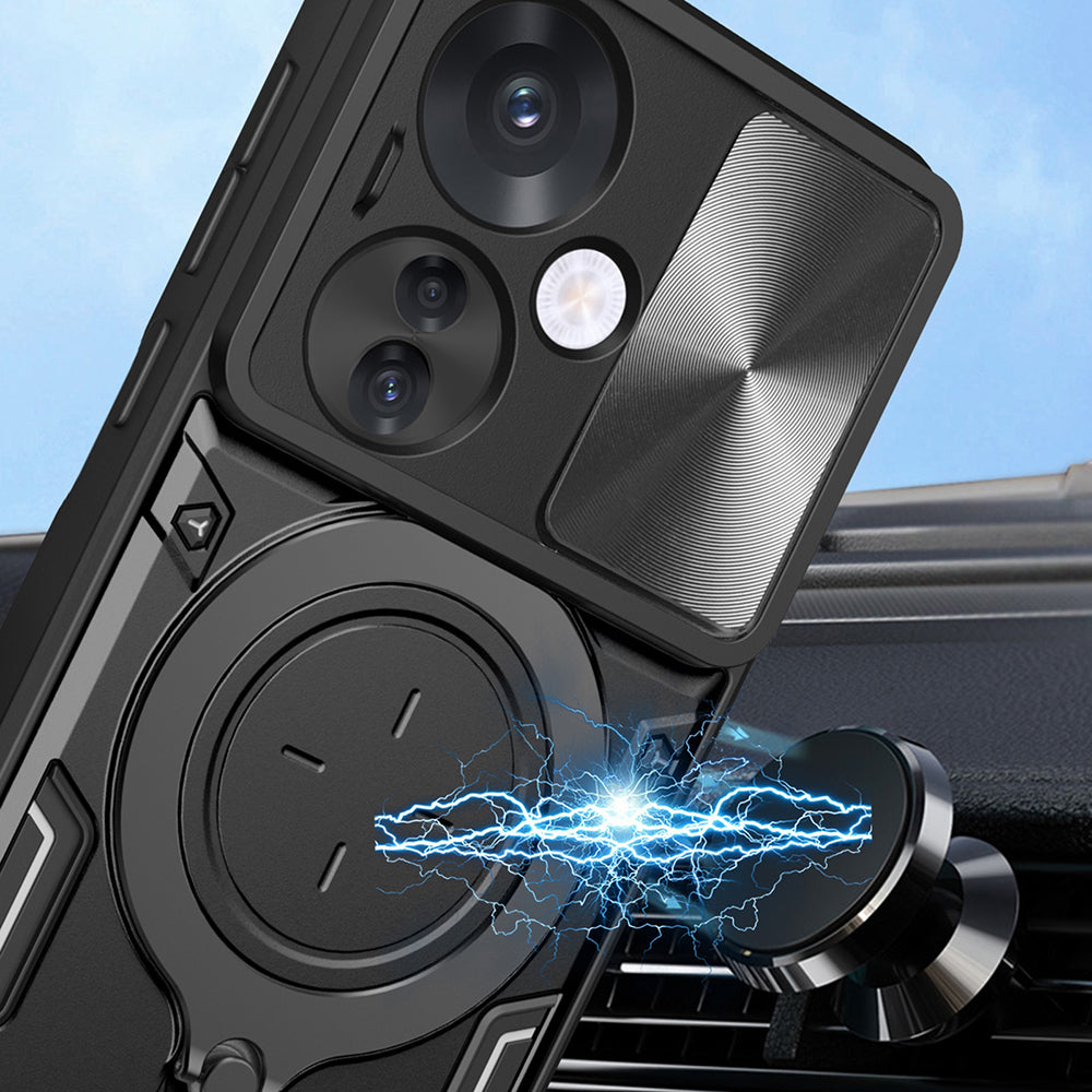 Husa pentru Oppo Reno13 Pro, Techsuit, CamGuard Pro, Rosie