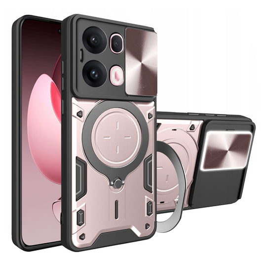 Husa pentru Oppo Reno13 Pro, Techsuit, CamGuard Pro, Roz Aurie
