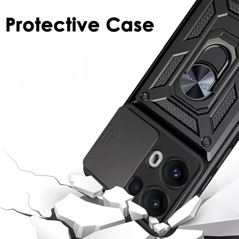 Husa pentru Oppo Reno13 Pro, Techsuit, CamShield, Roz