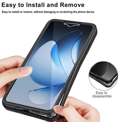 Husa pentru Oppo Reno13 Pro, Techsuit, ColorVerse 360, Neagra