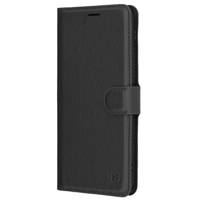 Husa pentru Oppo Reno13 Pro, Techsuit, Leather Folio, Neagra