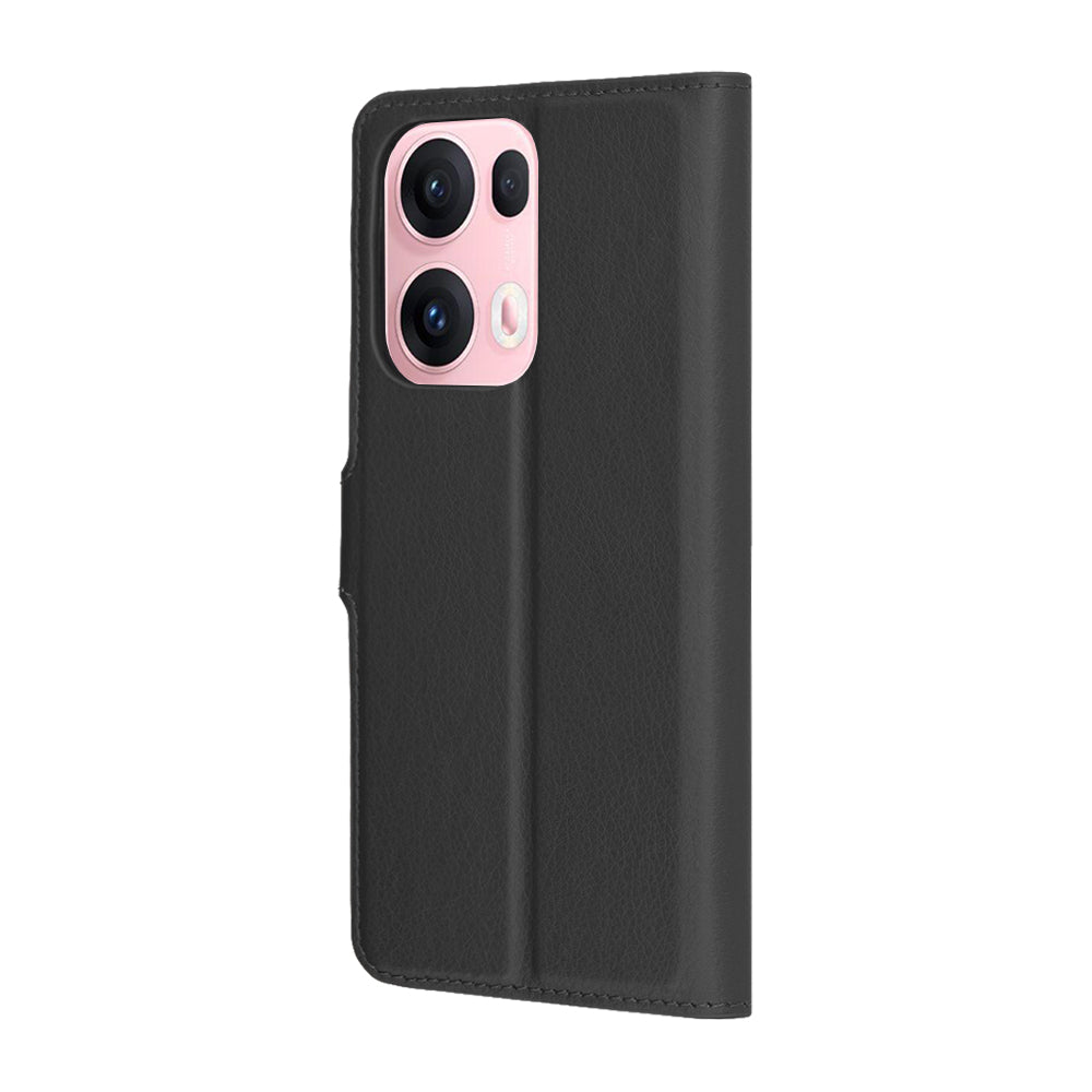 Husa pentru Oppo Reno13 Pro, Techsuit, Leather Folio, Neagra