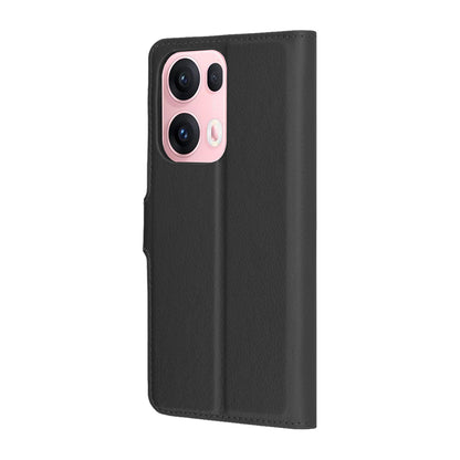Husa pentru Oppo Reno13 Pro, Techsuit, Leather Folio, Neagra