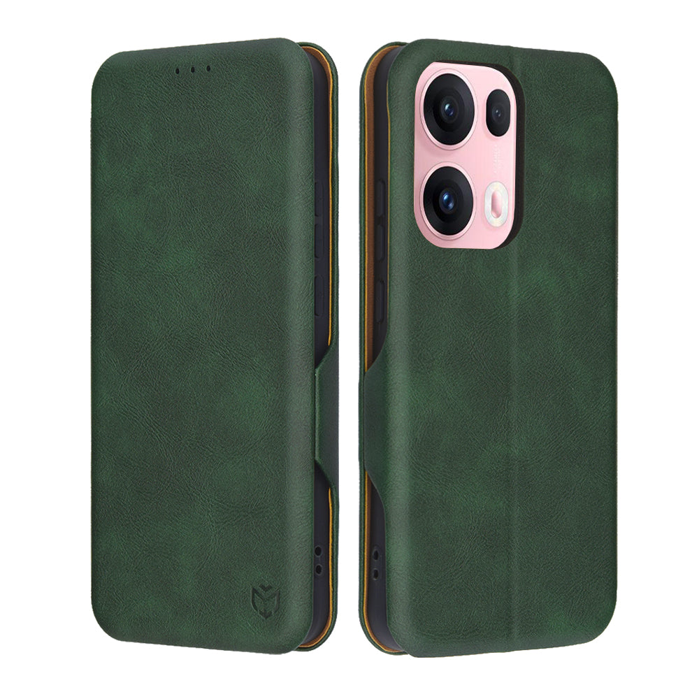 Husa pentru Oppo Reno13 Pro, Techsuit, Safe Wallet Plus, Verde