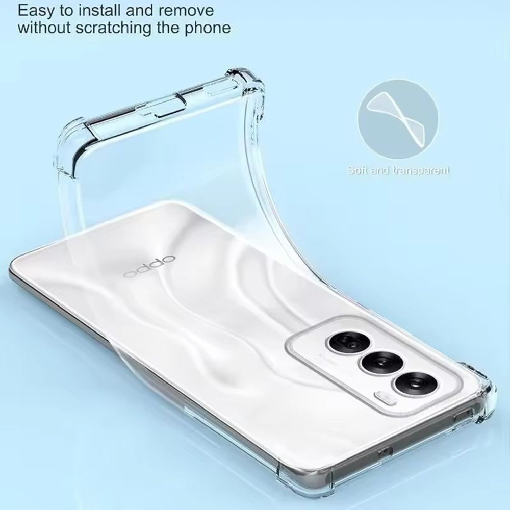 Husa pentru Oppo Reno13 Pro, Techsuit, Shockproof Clear, Transparenta
