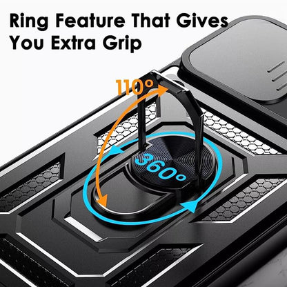 Husa pentru Oppo Reno13, Techsuit, CamShield, Neagra