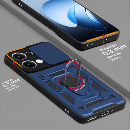 Husa pentru Oppo Reno13, Techsuit, CamShield, Roz