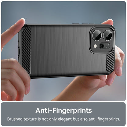 Husa pentru Oppo Reno14 F, Techsuit, Carbon, Neagra
