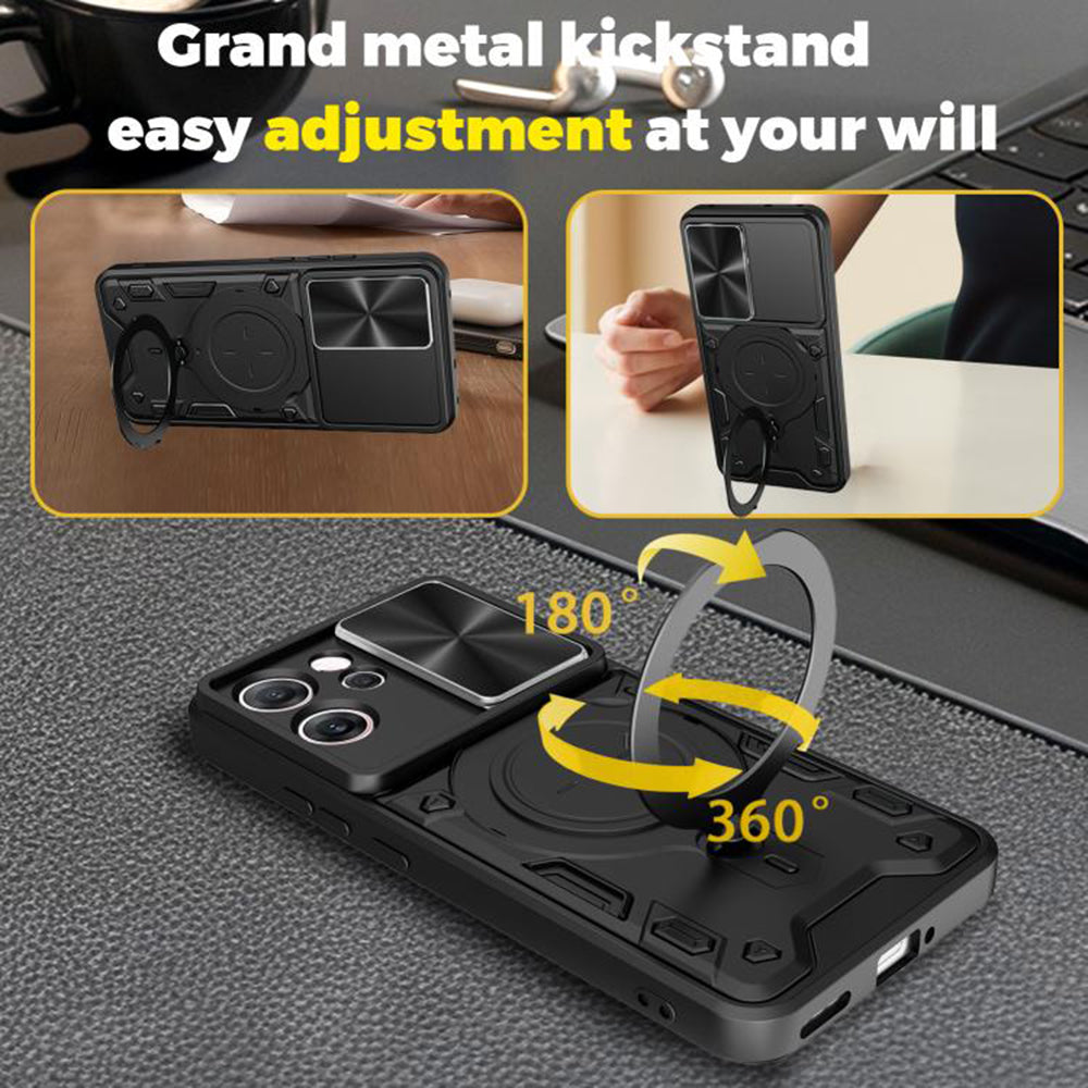 Husa pentru Oppo Reno14 FS 5G / Reno14 F, Techsuit, CamGuard Pro, Roz