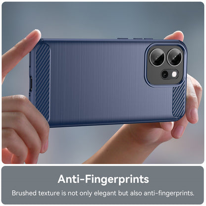 Husa pentru Oppo Reno14 FS 5G / Reno14 F, Techsuit, Carbon, Albastra