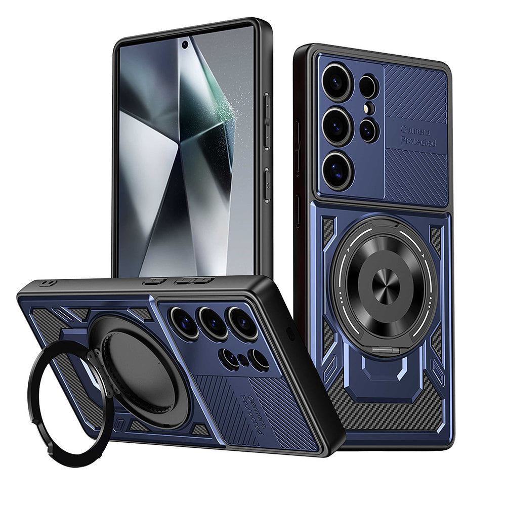 Husa pentru Oppo Reno14 FS 5G / Reno14 F, Techsuit, RuggedCam, Albastra
