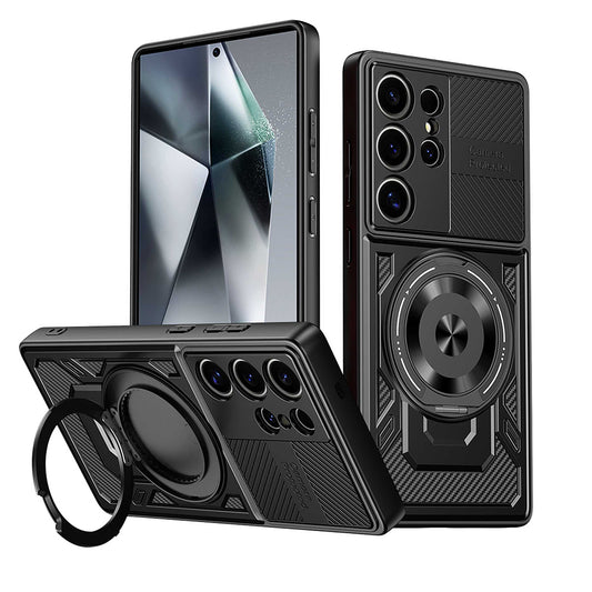 Husa pentru Oppo Reno14 FS 5G / Reno14 F, Techsuit, RuggedCam, Neagra
