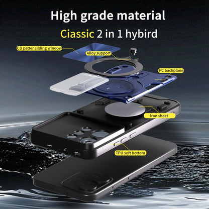 Husa pentru Oppo Reno14, Techsuit, CamGuard Pro, Albastra